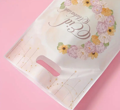 Sachets Cadeaux Eid Mubarak – Florale (Lot de 12)