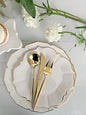 Assiettes Deha - blanche