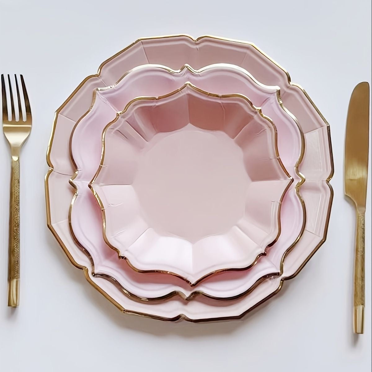 Assiette Deha - Rose poudré