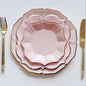 Assiette Deha - Rose poudré