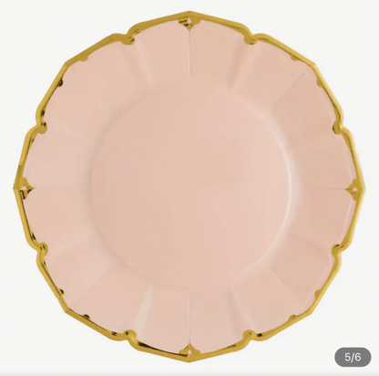 Assiette Deha - Rose poudré