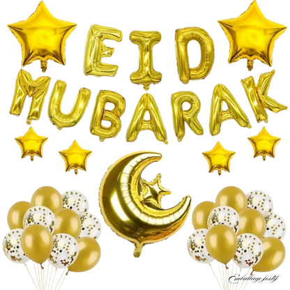 Kit ballons Eid mubarek - 32 pièces
